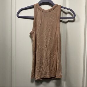 Rachael Zoe light pink ribbed tank top size S